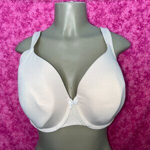 LANE BRYANT CACIQUE COTTON FULL COVERAGE BRA SZ 38F